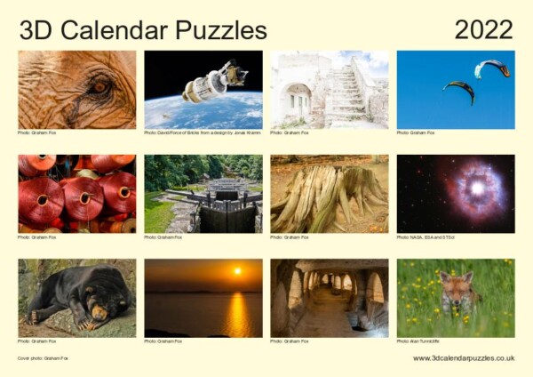2022 Calendar back cover