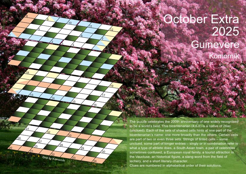 October Extra 2025 puzzle page