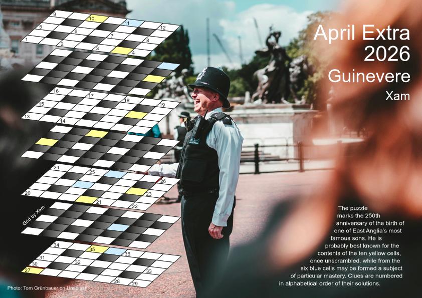 April Extra 2026 grid page