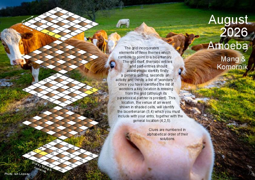 August 2026 grid page