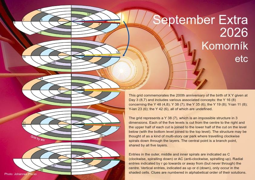 September Extra 2026 grid page