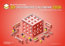 Cover of 2026 3D Crossword Calendar